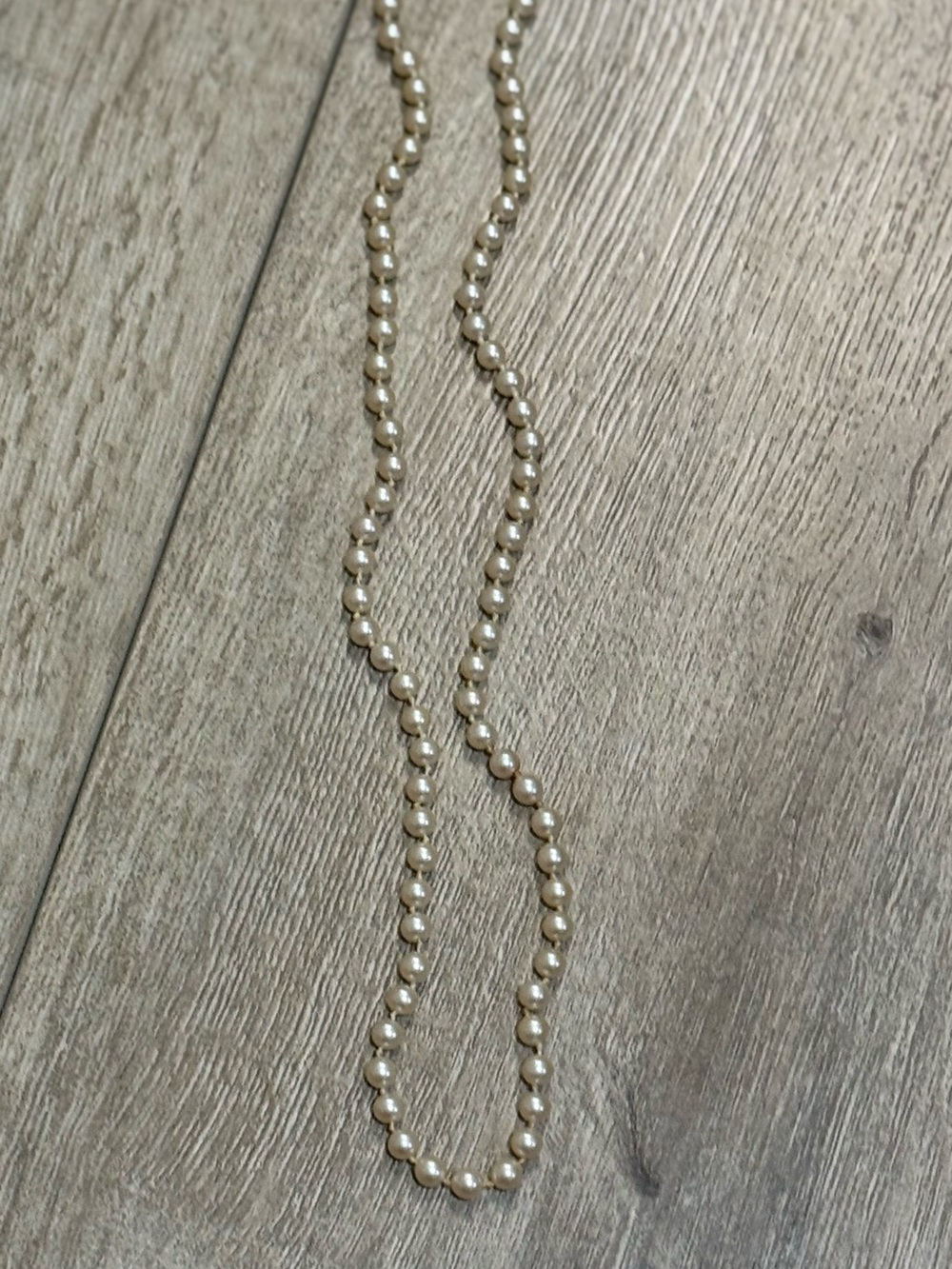 Vintage Pearl Necklace Strand Cream 26” - Picture 8 of 11